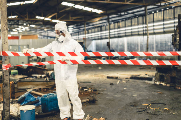 Professional Hoarding Cleanup technician working in Parker, SC